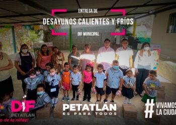DIF Municipal de Petatlán continua con entrega de paquetes alimentarios en más escuelas &nbsp;