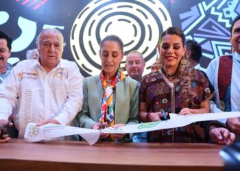 Inauguran la sala de exposición de stands del Tianguis Turístico 2023 y el pabellón Guerrero