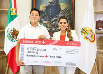 Entrega Evelyn Salgado apoyo a jóvenes seleccionados del Programa Emergent Future Technology en Japón