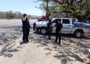 Supervisa el titular de la SSP Guerrero Evelio Méndez Gómez el despliegue en puntos carreteros por las vacaciones de Semana Santa 2023