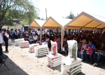 Entrega de fertilizante en Guerrero al 40%