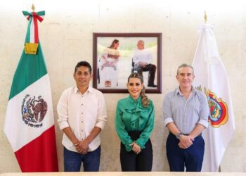 Evelyn Salgado y Jorge Campos suman esfuerzos para impulsar proyectos para Guerrero