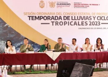 Guerrero alista protocolos para la temporada de lluvias y ciclones tropicales del 15 de mayo al 30 de noviembre 2023