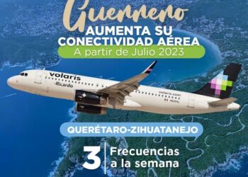 Sigue en aumento la conectividad, tres nuevas rutas aéreas a destinos turísticos de Guerrero iniciarán en julio próximo