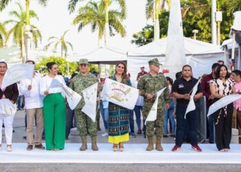 Evelyn Salgado Pineda da banderazo de inicio al Operativo de Seguridad Verano 2023