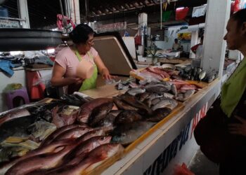 No hay ventas, lamentan revendedoras de pescado del mercado municipal