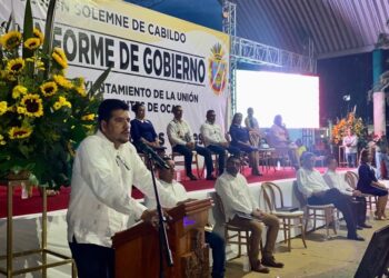 La Unión está en un proceso de crecimiento y de desarrollo, destaca alcalde Crescencio Reyes en Segundo Informe de Gobierno