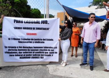 Gremio jurídico de Zihuatanejo, exige dar solución a paro laboral
