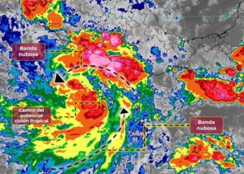 ESTA NOCHE SE FORMÓ EL CICLÓN TROPICAL 16-E FRENTE A LAS COSTAS DE GUERRERO