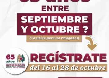 Anuncia Iván Hernández Díaz, periodo de incorporación al programa de Pensión para el Bienestar de las Personas Adultas Mayores