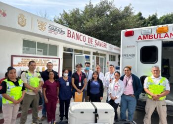 Se solidariza Puebla con Guerrero, envía 87 unidades de hemocomponentes
