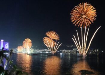 Renace Acapulco y Guerrero “Hogar del Sol” con espectacular Gala de Pirotecnia de Año Nuevo 2024