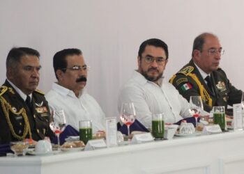 Asiste el secretario general de Gobierno a la conmemoración del 109 aniversario de la Fuerza Aérea Mexicana