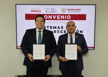 Firman convenio de colaboración SCyTG Guerrero y SCGE de Sonora en materia de implementación de sistemas