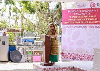 Fortalece Evelyn Salgado el programa de Comedores Escolares Comunitarios a través del DIF Guerrero