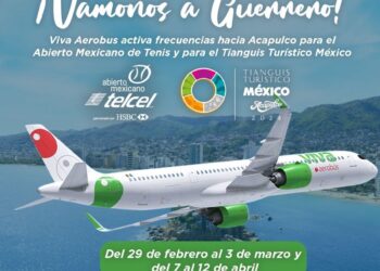 Reactivan tres rutas aéreas a Acapulco desde Cancún, Ciudad de México y Monterrey