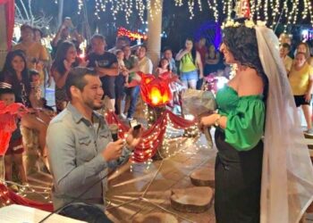 El Registro Civil de Chocolate todo un éxito en la Villa del Amor del Parque Papagayo