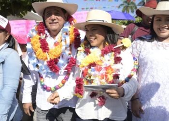 En Tierra Colorada, Beatriz Mojica llama a votar 5 de 5 por Morena
