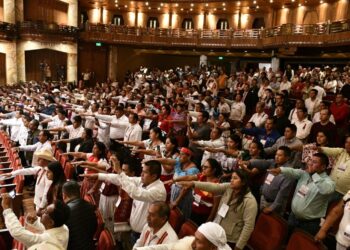 Consejeros Indígenas de Guerrero asisten a la instalación del Consejo Nacional de Pueblos Indígenas en la CDMX