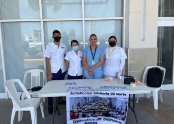Instala la SSG módulos de atención médica por vacaciones de Semana Santa