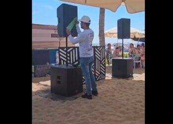 Clausuran bocinas en restaurante de playa El Palmar en Ixtapa