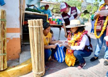 “Yo soy hija de campesinos y ganaderos”, narra Beatriz Mojica en Zitlala y se compromete a honrar su palabra