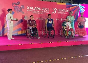Guerrerense conquista tres medallas en el World Para Athletics Grand Prix 2024