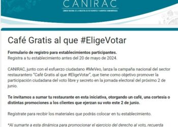 Canirac promueve que la ciudadanía salga a votar
