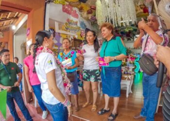 Liz Tapia recibe apoyo masivo durante recorrido por el Centro de Zihuatanejo
