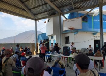 Retornan pobladores a San Jerónimo Palantla con resguardo de las fuerzas armadas y acompañamiento de la SGG
