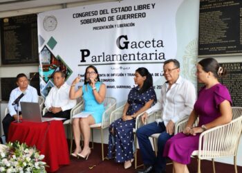 PRESENTAN LA GACETA PARLAMENTARIA DEL CONGRESO DEL ESTADO DE GUERRERO
