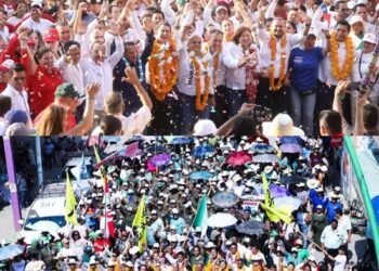 Confirma Añorve su triunfo, el de Alejandro Arcos en Chilpancingo y el de Gilberto Solano en Tlapa durante sus cierres de campaña