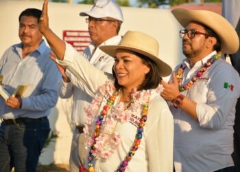 Guerrero requiere el Plan C, señala Beatriz Mojica en la colonia Alejo Peralta de Acapulco