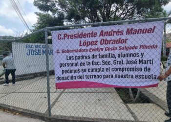No se ve el apoyo de la SEG para donación del predio a secundaria José Martí, señalan padres