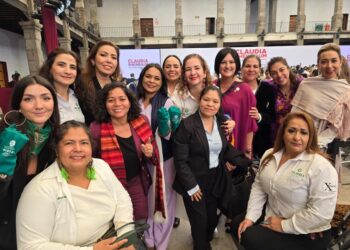 Asiste Beatriz Mojica al encuentro “Con Claudia llegamos todas” en la CDMX