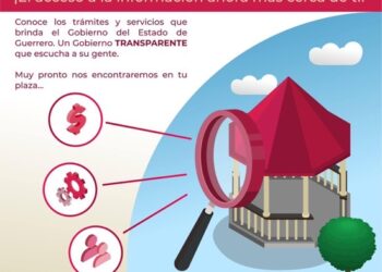 Alista Contraloría campaña “La Transparencia en tu Plaza en zócalo de Chilpancingo