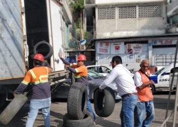 Realiza la SSG Mega Llantatón en colonias de Acapulco