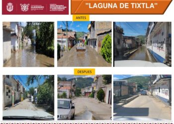 Gobierno de Guerrero atiende las inundaciones en Tixtla tras el paso del huracán John