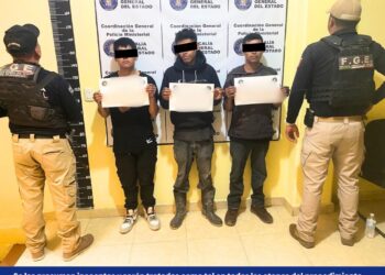 📍Detiene #FGE Guerrero a tres hombres por homicidio calificado en grado de tentativa cometido en el municipio de José Joaquín de Herrera