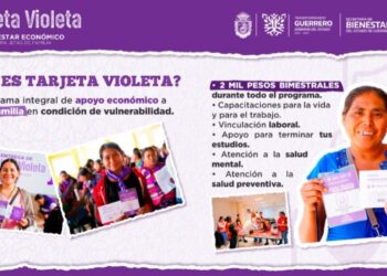 Anuncian convocatoria de la “Tarjeta Violeta 2025” para beneficiar a 20 mil mujeres en la entidad