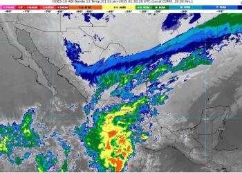Se prevén lluvias moderadas y ocasionalmente fuertes para Guerrero