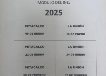 Llegará módulo del INE a La Unión