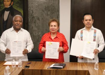 Firma Gobierno de Guerrero convenio de colaboración con el INE para elección del Poder Judicial