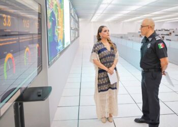 Supervisa Evelyn Salgado los avances en la rehabilitación del C5 de Acapulco
