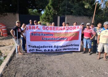 Ex trabajadores de Agroindustrias del Sur, en San Jerónimo, exigen liquidación total