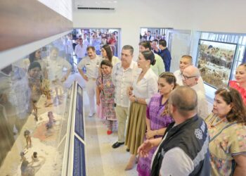 Inaugura Evelyn Salgado la rehabilitación del Museo Arqueológico de la Costa Grande