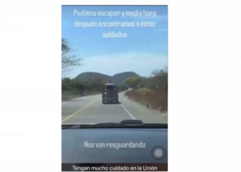 Denuncian intento de asalto en la carretera Zihuatanejo Lázaro Cárdenas en el municipio de La Unión