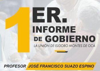 Convoca Francisco Suazo a su primer informe de gobierno