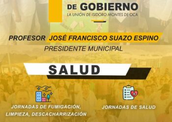 Destaca gobierno de La Unión acciones en salud previo del primer informe de gobierno