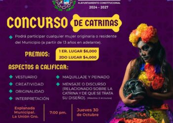 La Unión prepara Concurso de Catrinas 2025 para celebrar el Día de Muertos
